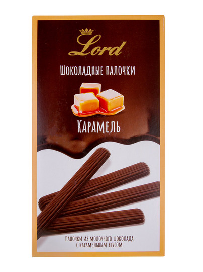  TM LORD Палочки из молочного шоколада с карамельным вкусом, 80 гр в Елабуге