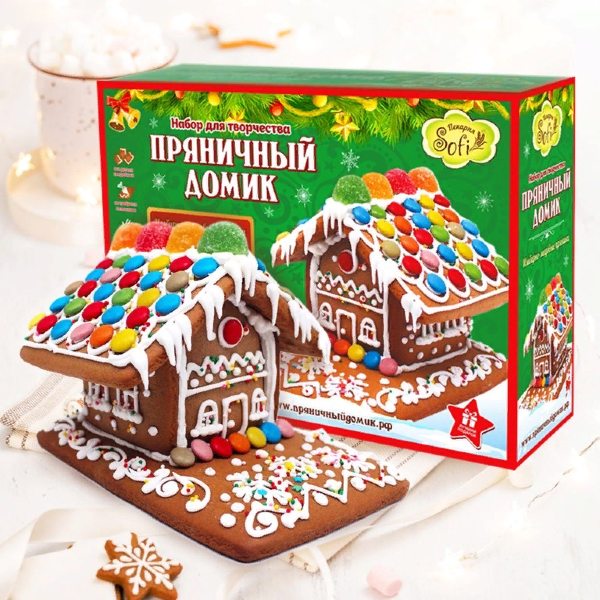 №1 Набор для творчества "Пряничный домик", 1050г   в Елабуге
